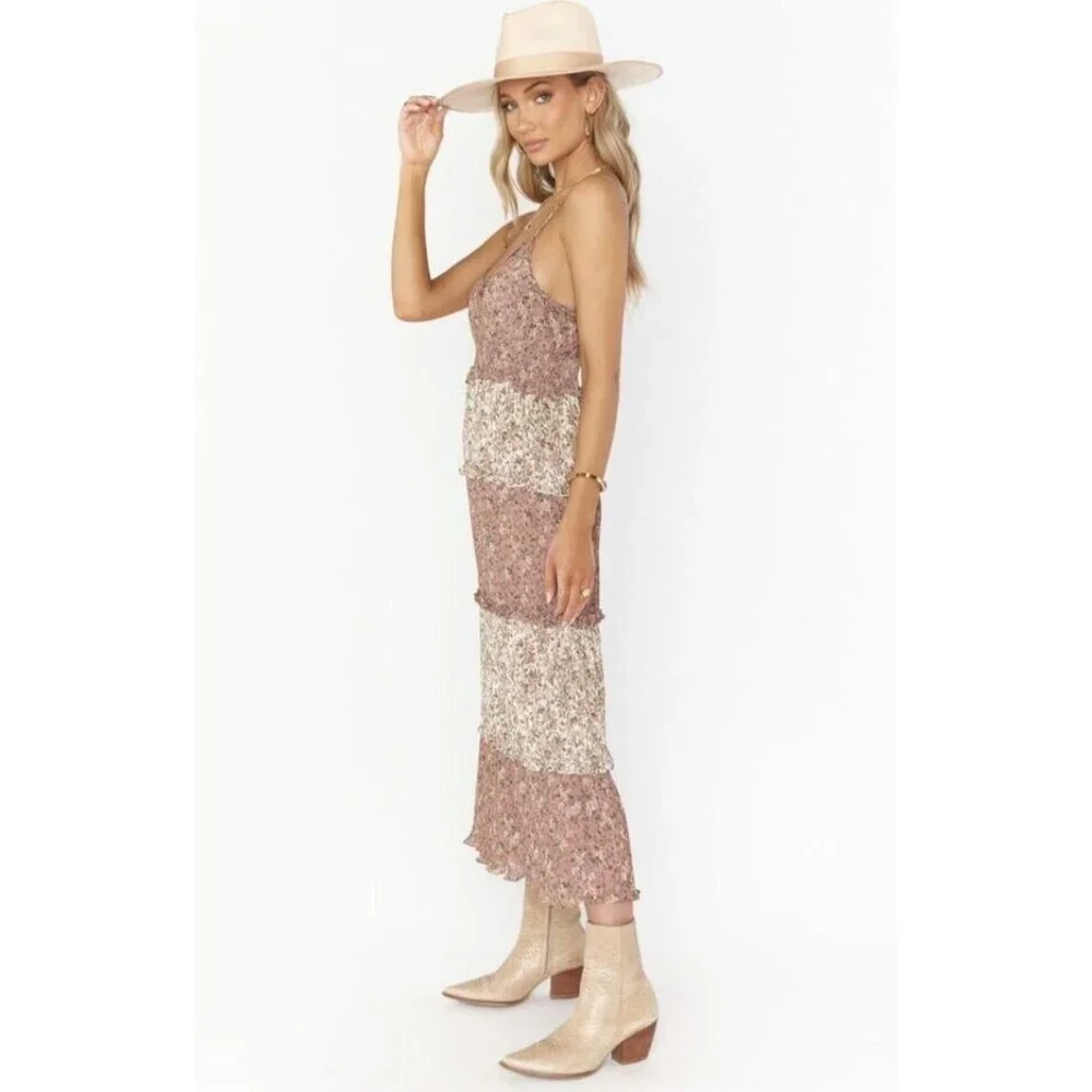 Show Me Your Mumu Size XS Emira Maxi Dress in Floral Print Mix NEW - Picture 2 of 3